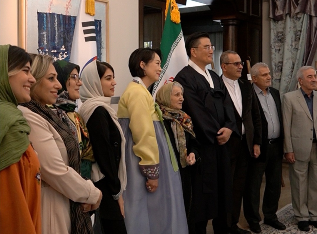 김준표 대사, 63주년 수교계기 한-이란 공동 캘리그라피 전시전 개최